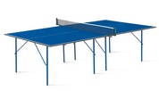 Теннисный стол Hobby 2 blue  - любительский стол для использования в помещениях